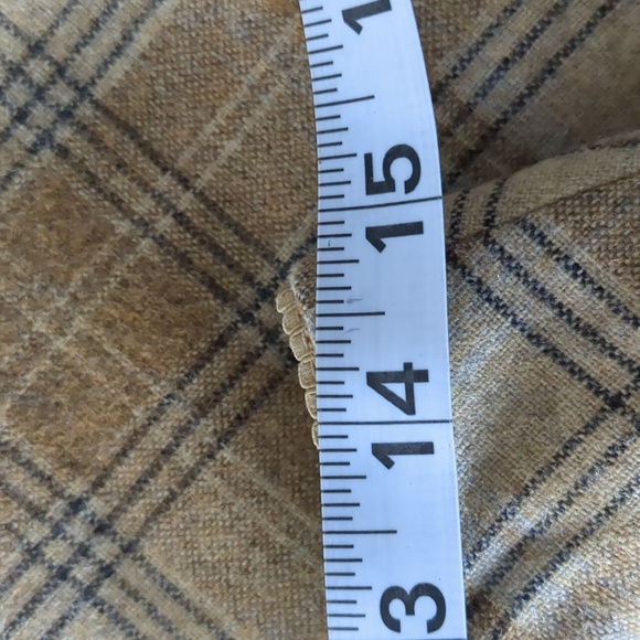 Ann Taylor - Tan Plaid Wool Skirt - Picture 7 of 8